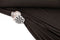Black Brown Supima Cotton Blend Knit Jersey Fabric by the yard